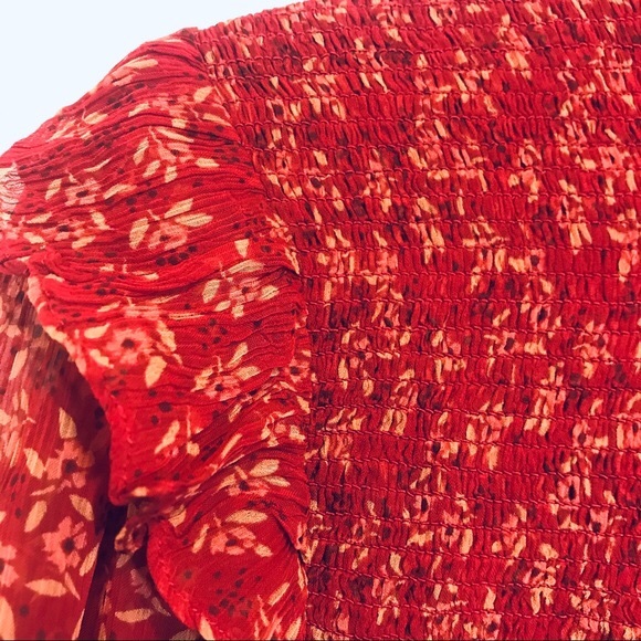 NWT Free People Roma Berry Combo Blouse Size XS - Picture 7 of 12